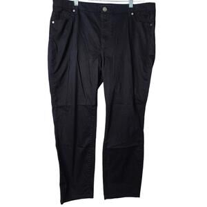 Buffalo DAISY Black Mid Rise Stretch Skinny Ankle Grazer Jeans Women Size 16